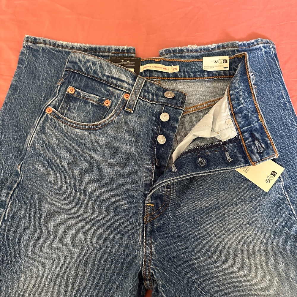 Levi's ribcage Straight ankle